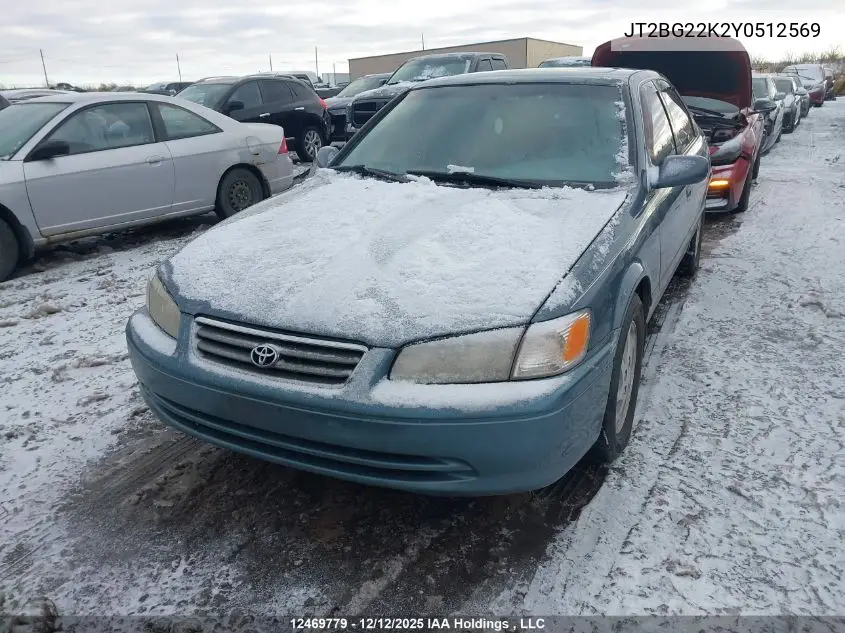 JT2BG22K2Y0512569 2000 Toyota Camry Ce/Ce V6/Le
