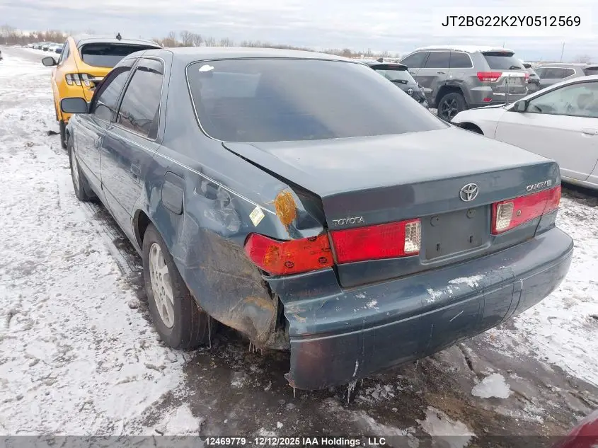 JT2BG22K2Y0512569 2000 Toyota Camry Ce/Ce V6/Le
