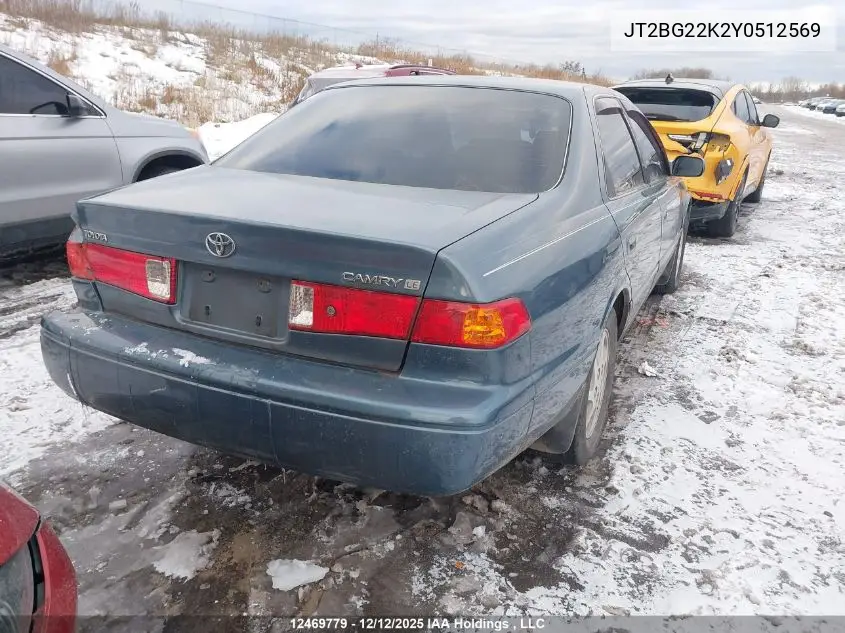 JT2BG22K2Y0512569 2000 Toyota Camry Ce/Ce V6/Le