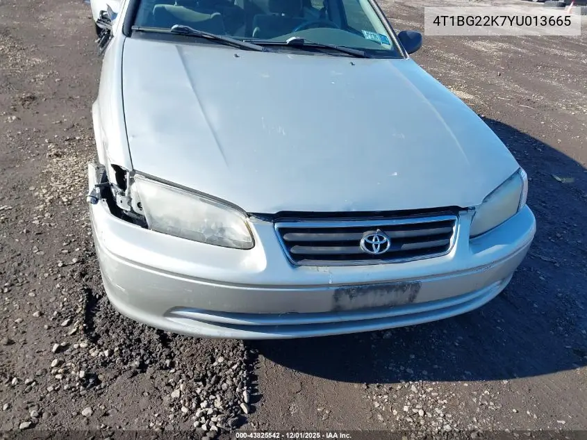 4T1BG22K7YU013665 2000 Toyota Camry Ce