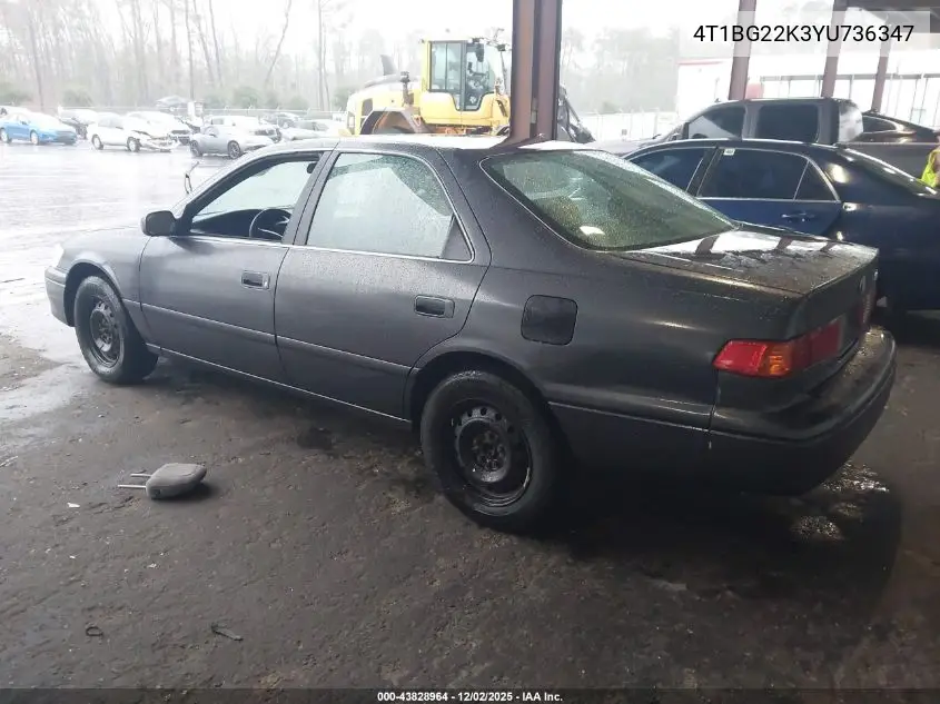 4T1BG22K3YU736347 2000 Toyota Camry Le