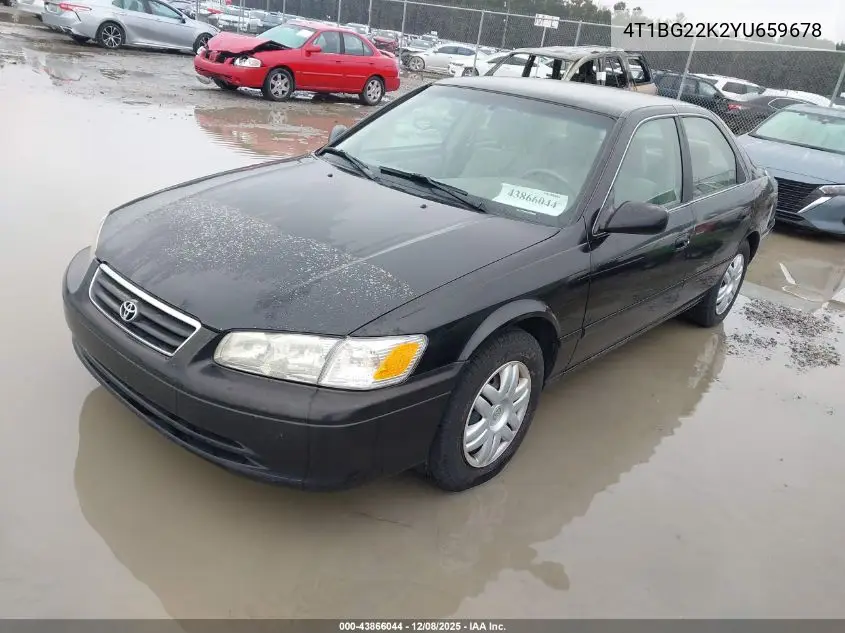 4T1BG22K2YU659678 2000 Toyota Camry Le