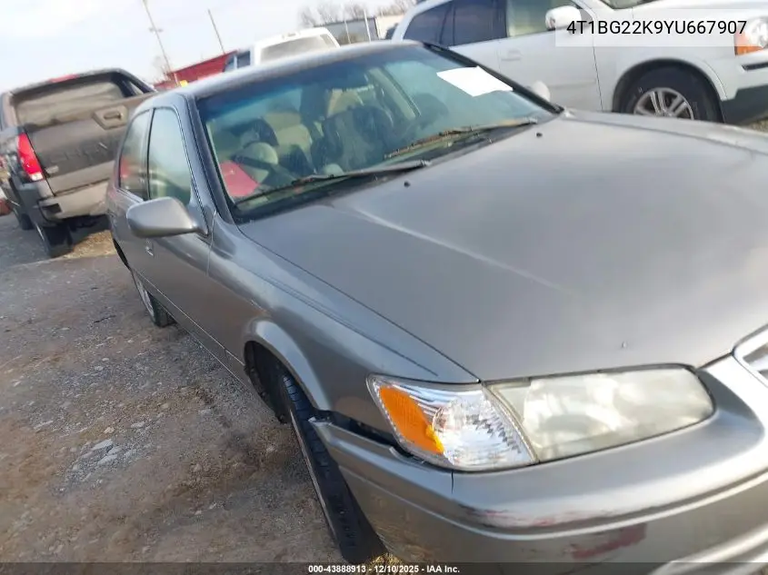 4T1BG22K9YU667907 2000 Toyota Camry Le