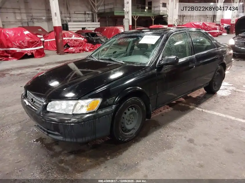 JT2BG22K8Y0417434 2000 Toyota Camry Le