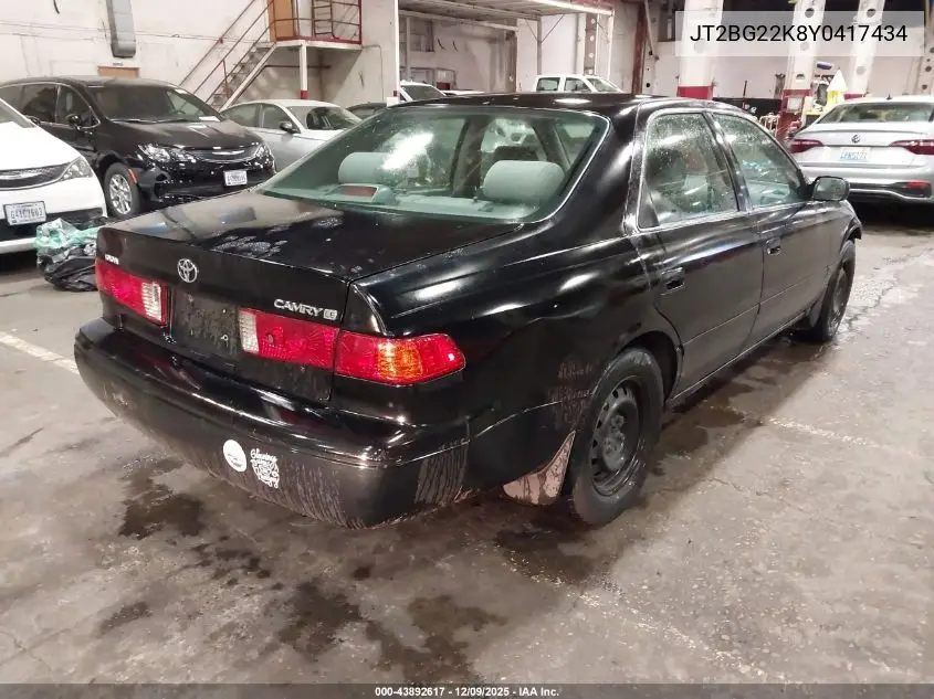 JT2BG22K8Y0417434 2000 Toyota Camry Le