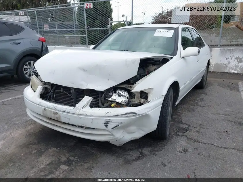 JT2BF22K6Y0242023 2000 Toyota Camry Le V6