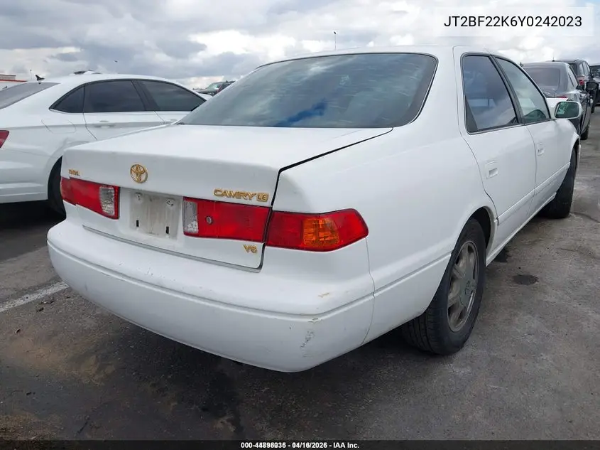JT2BF22K6Y0242023 2000 Toyota Camry Le V6
