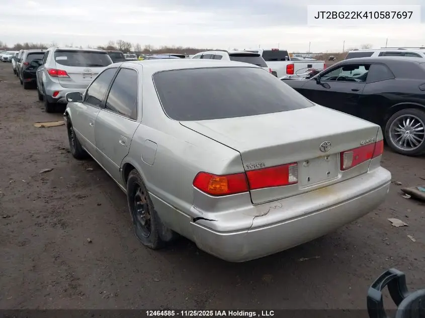JT2BG22K410587697 2001 Toyota Camry Ce/Le/Xle