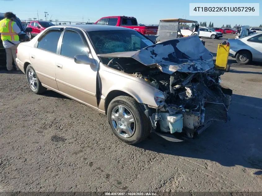 4T1BG22K51U057296 2001 Toyota Camry Ce
