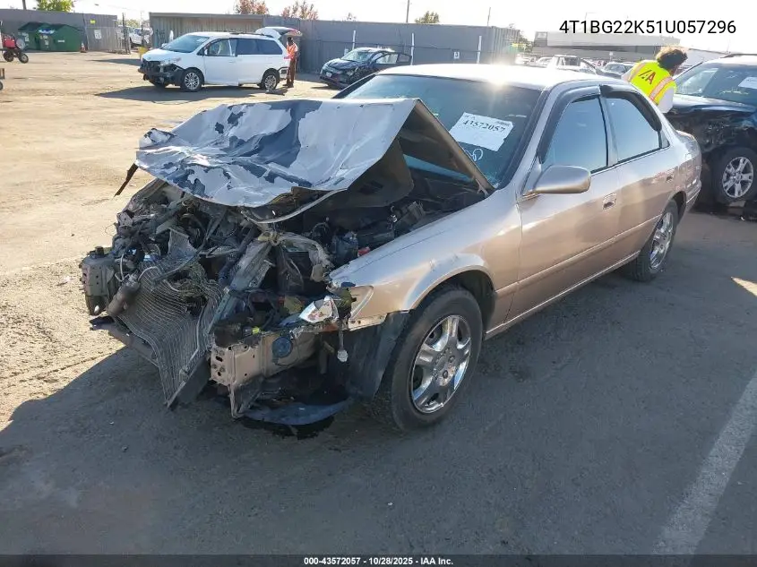 4T1BG22K51U057296 2001 Toyota Camry Ce