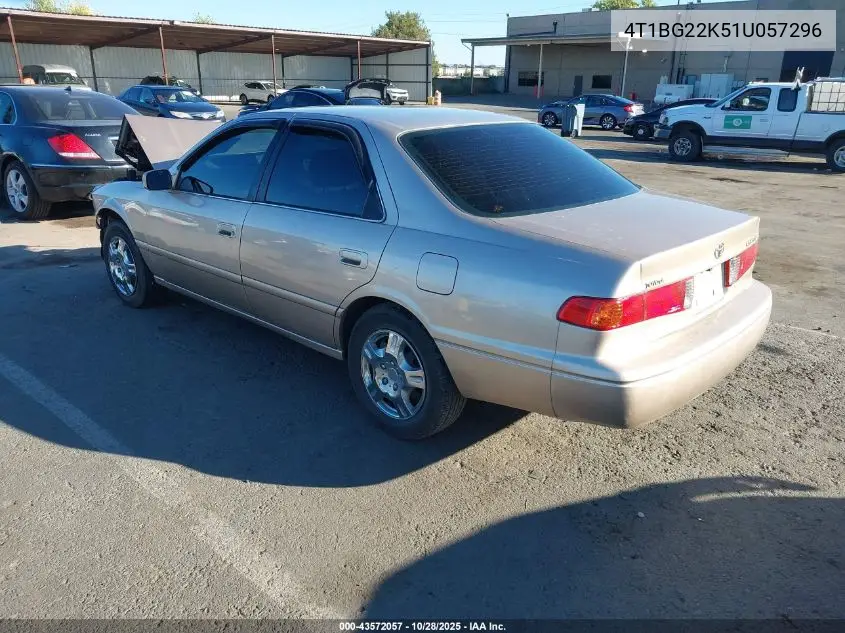 4T1BG22K51U057296 2001 Toyota Camry Ce