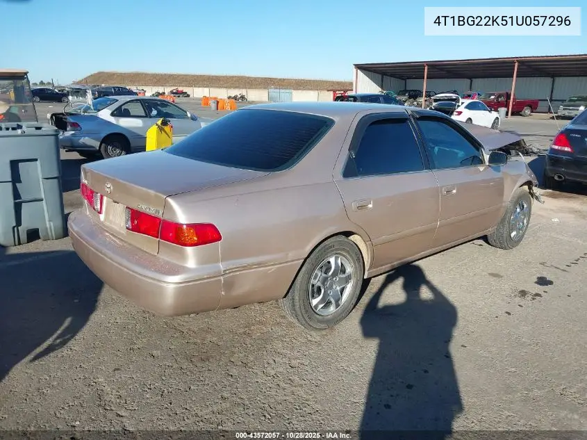 4T1BG22K51U057296 2001 Toyota Camry Ce