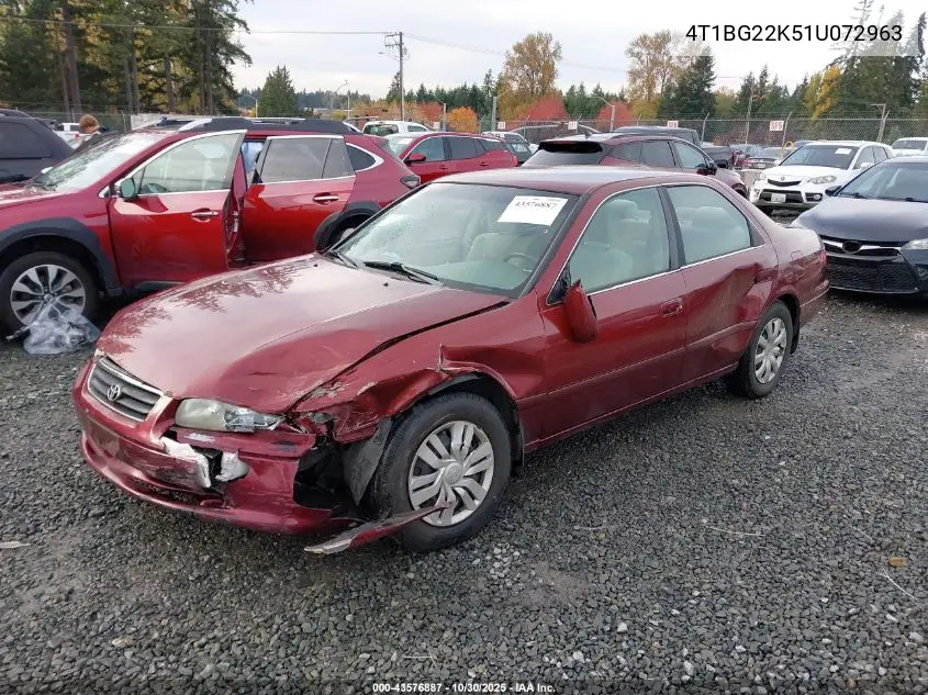 4T1BG22K51U072963 2001 Toyota Camry Ce