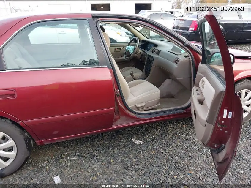 4T1BG22K51U072963 2001 Toyota Camry Ce