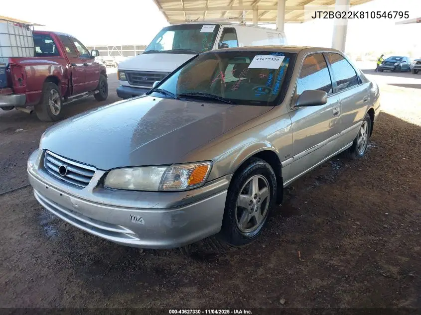 JT2BG22K810546795 2001 Toyota Camry Le