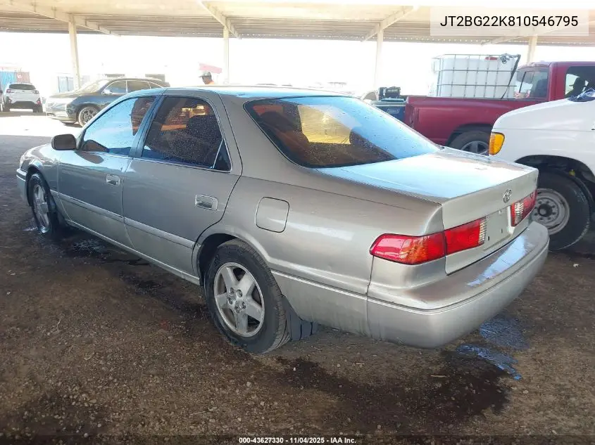JT2BG22K810546795 2001 Toyota Camry Le