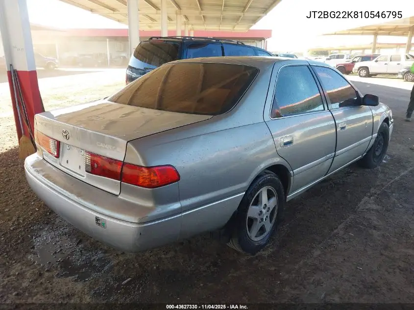 JT2BG22K810546795 2001 Toyota Camry Le
