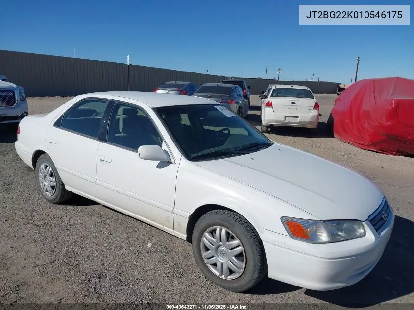 JT2BG22K010546175 2001 Toyota Camry Le