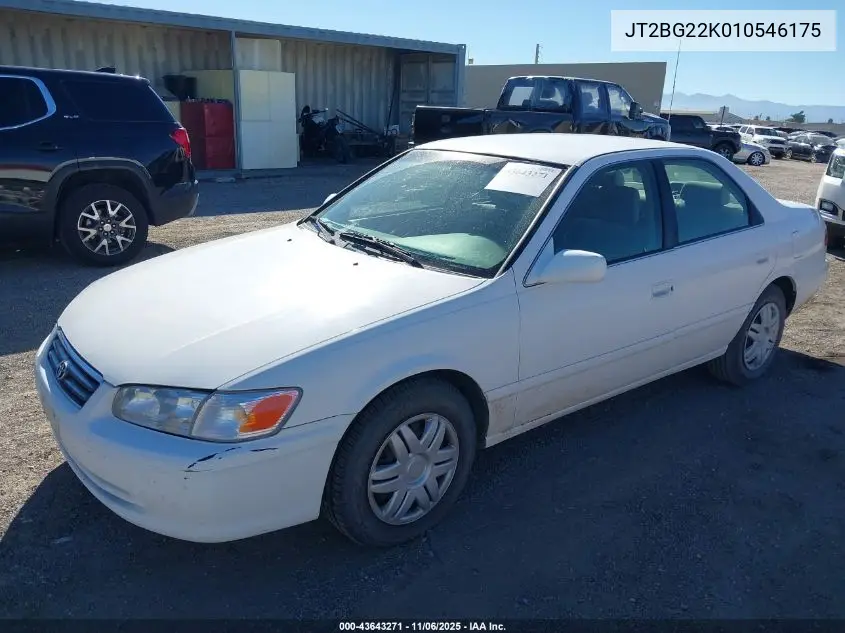 JT2BG22K010546175 2001 Toyota Camry Le