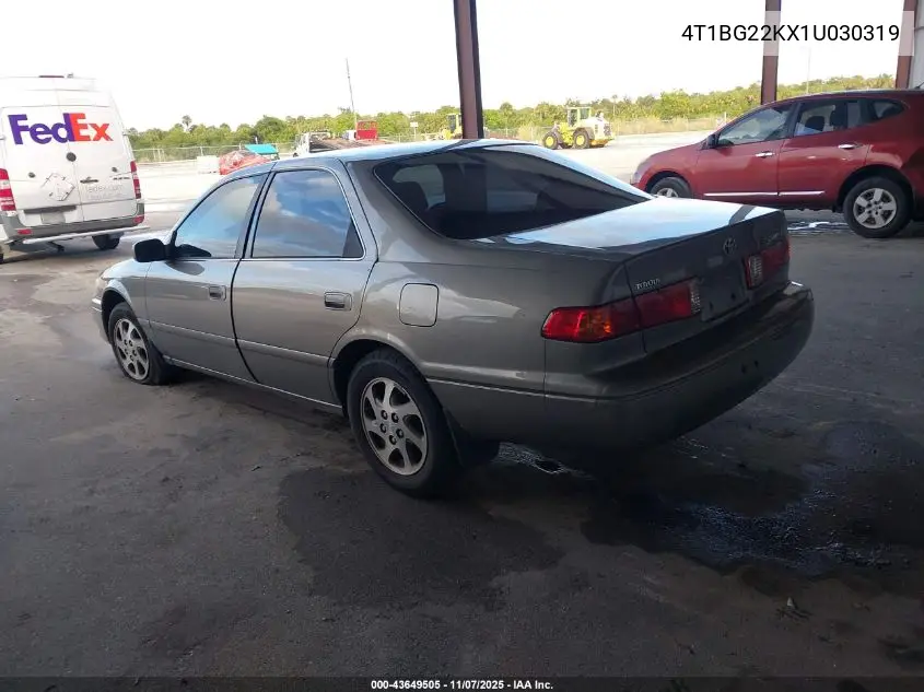 4T1BG22KX1U030319 2001 Toyota Camry Le