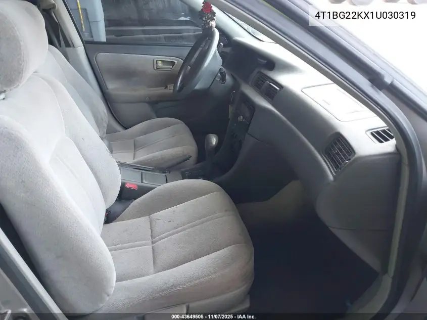 4T1BG22KX1U030319 2001 Toyota Camry Le