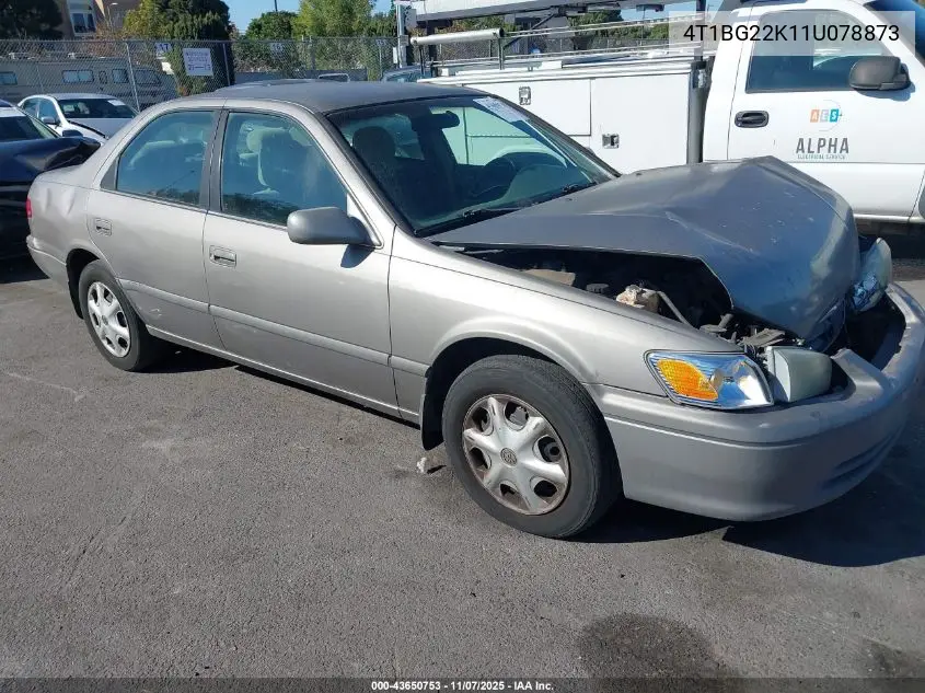 4T1BG22K11U078873 2001 Toyota Camry Ce
