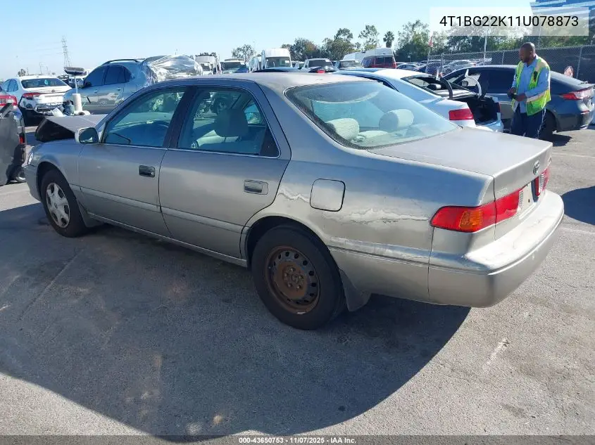 4T1BG22K11U078873 2001 Toyota Camry Ce