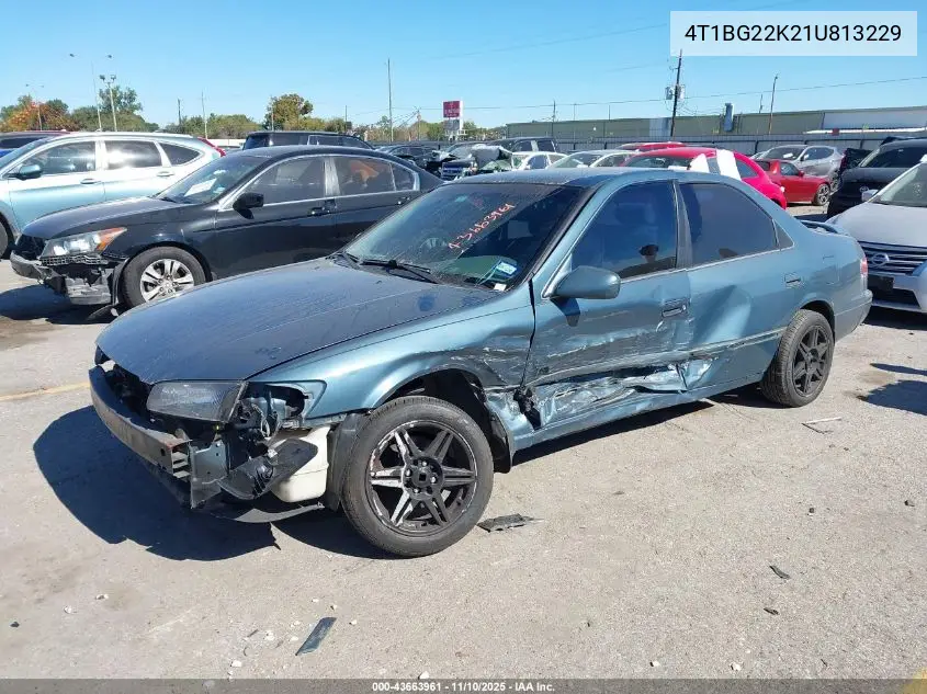 4T1BG22K21U813229 2001 Toyota Camry Le