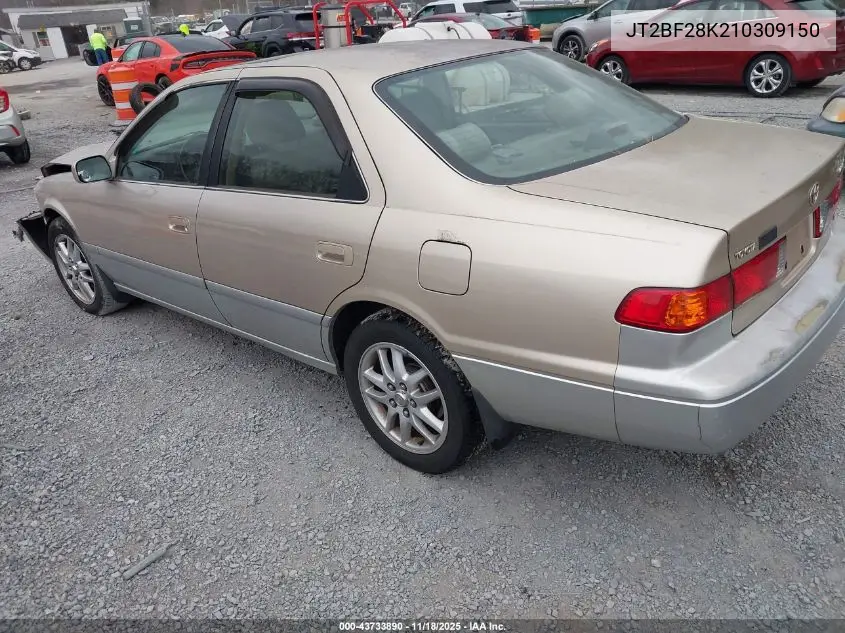 JT2BF28K210309150 2001 Toyota Camry Le V6