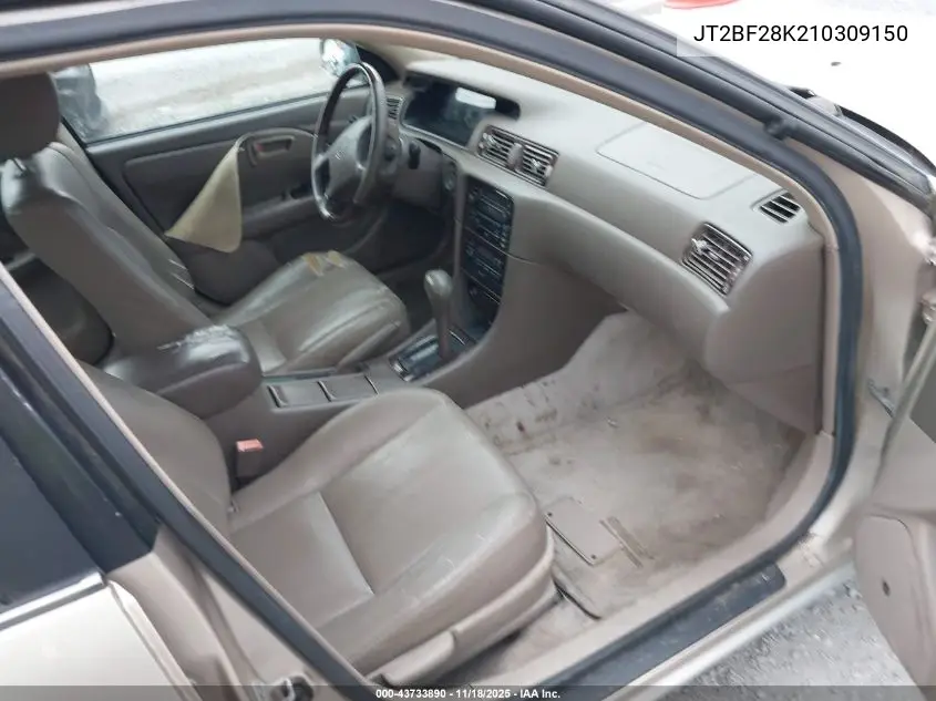 JT2BF28K210309150 2001 Toyota Camry Le V6