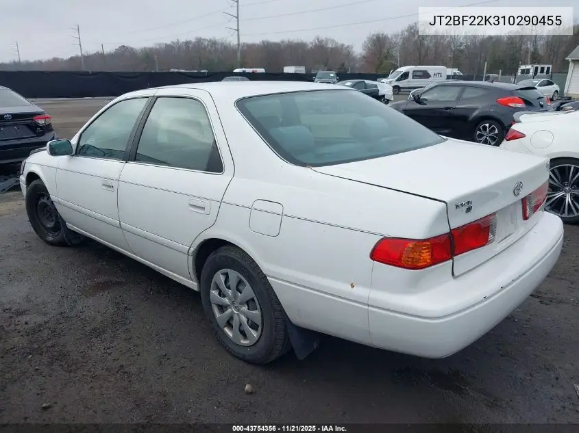 JT2BF22K310290455 2001 Toyota Camry Le V6