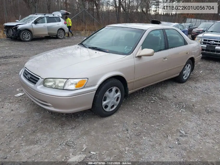 4T1BG22K01U056704 2001 Toyota Camry Ce