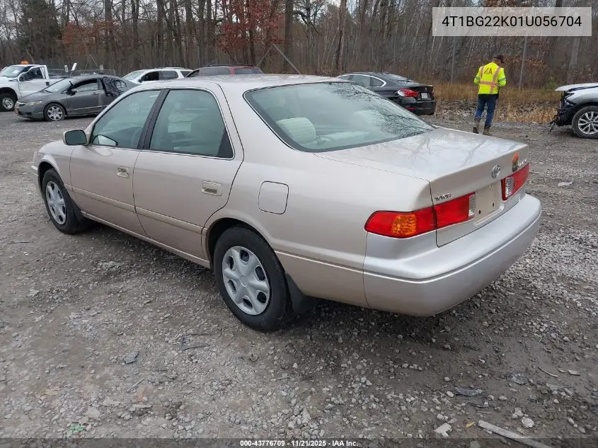 4T1BG22K01U056704 2001 Toyota Camry Ce