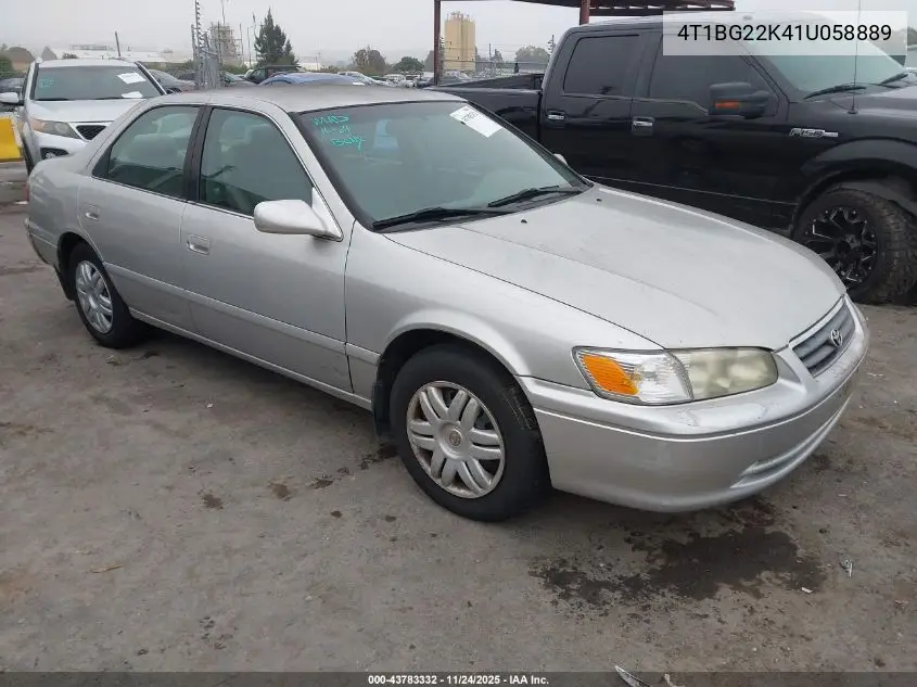 4T1BG22K41U058889 2001 Toyota Camry Le