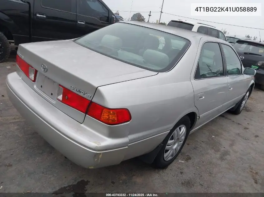 4T1BG22K41U058889 2001 Toyota Camry Le
