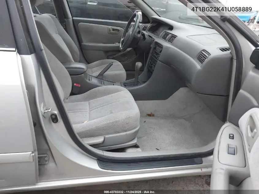 4T1BG22K41U058889 2001 Toyota Camry Le