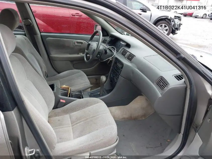 4T1BG22K41U041316 2001 Toyota Camry Ce/Le/Xle
