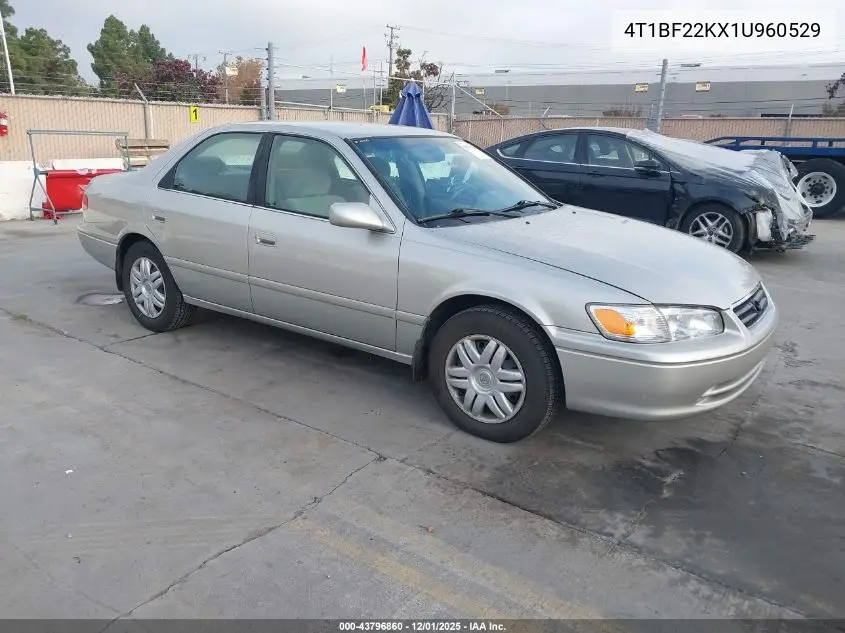 4T1BF22KX1U960529 2001 Toyota Camry Le V6