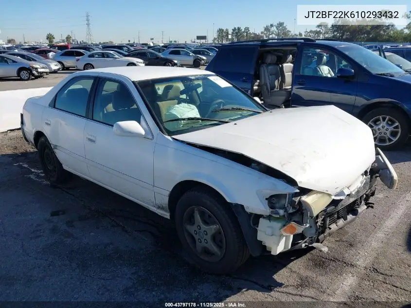 JT2BF22K610293432 2001 Toyota Camry Le V6