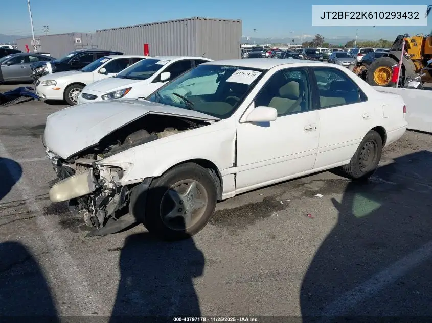 JT2BF22K610293432 2001 Toyota Camry Le V6