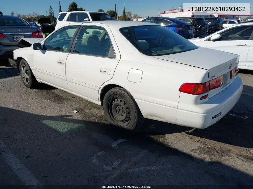 JT2BF22K610293432 2001 Toyota Camry Le V6