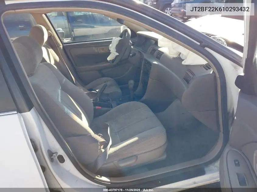 JT2BF22K610293432 2001 Toyota Camry Le V6