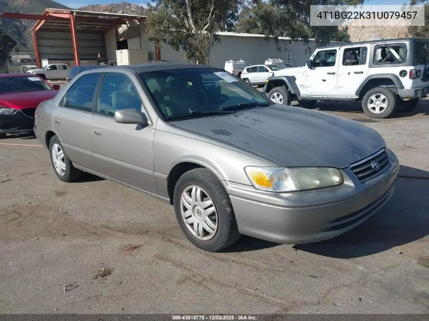 4T1BG22K31U079457 2001 Toyota Camry Le