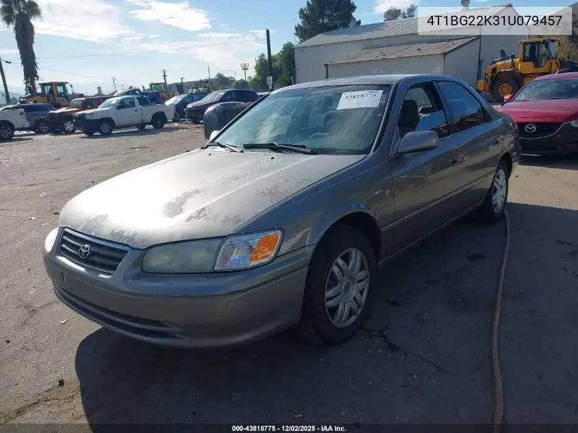 4T1BG22K31U079457 2001 Toyota Camry Le