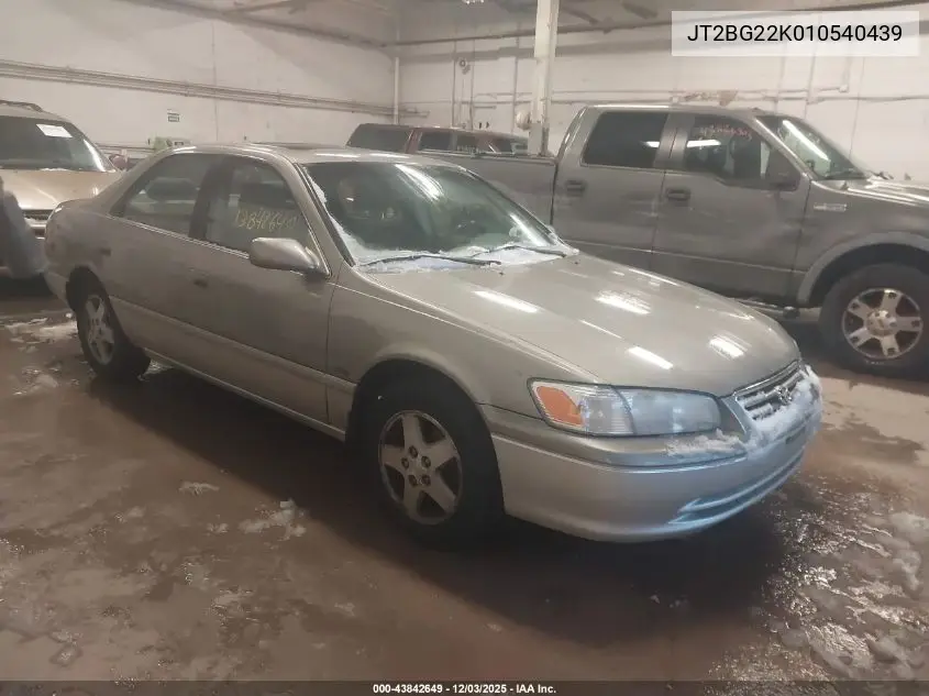 JT2BG22K010540439 2001 Toyota Camry Le