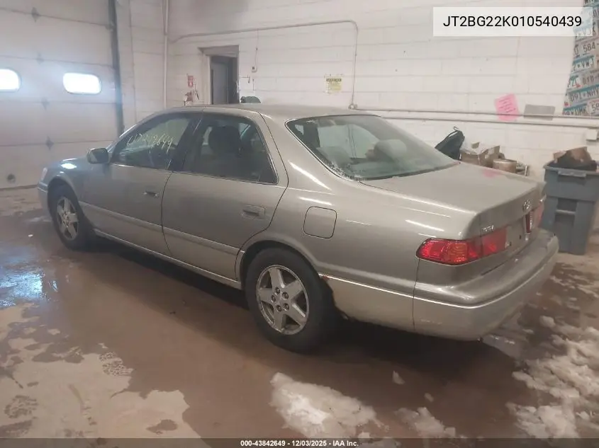 JT2BG22K010540439 2001 Toyota Camry Le