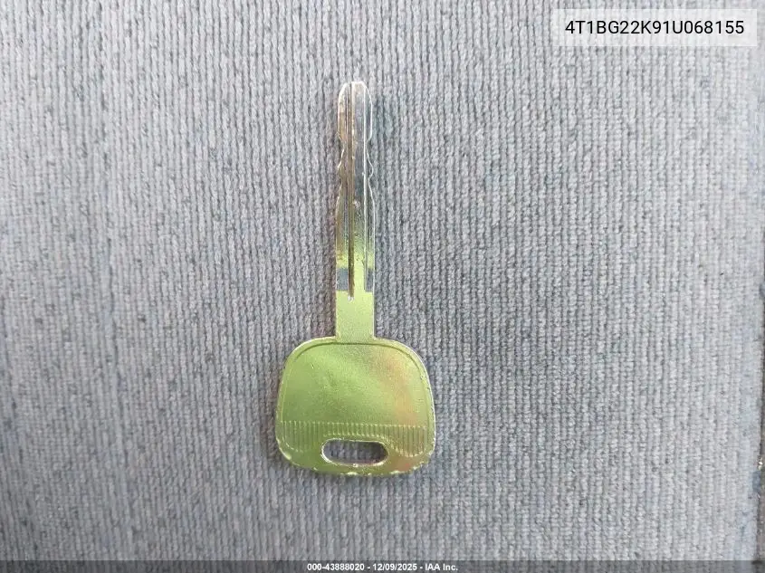 4T1BG22K91U068155 2001 Toyota Camry Le