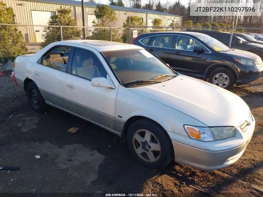JT2BF22K110297596 2001 Toyota Camry Le V6