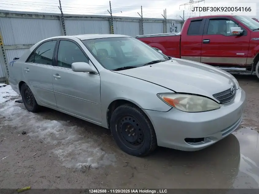 JTDBF30K920054166 2002 Toyota Camry