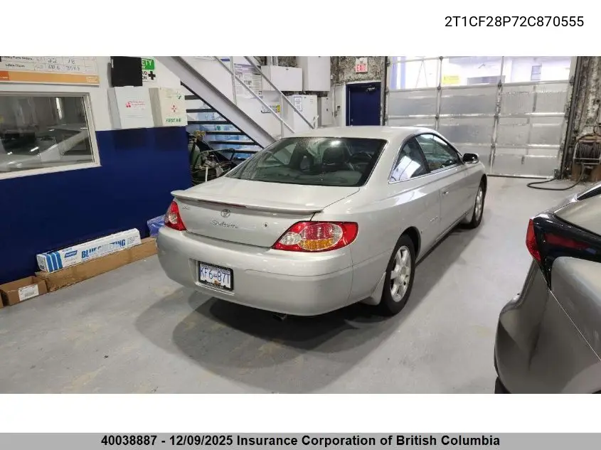 2T1CF28P72C870555 2002 Toyota Camry